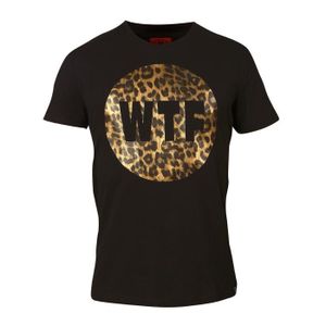 WTF T-shirt Homme Leo - Noir