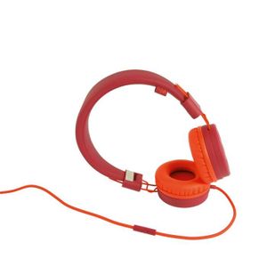 Wiko Wishake Casque Filaire Rouge
