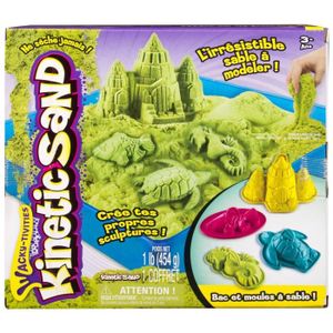 KINETIC SAND Coffret Château de Sable Vert