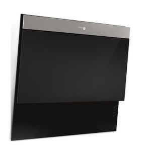 TURBOAIR DIVA BL/F/55 Hotte design décorative murale - Evacuation ou recyclage - 625m3-h - 68dB max - 3 vitesses - L55cm - Noir
