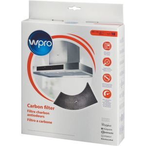 Wpro ARC201 Filtre de hotte ? charbon forme demi-lune - pour hottes Whirlpool AKR400-AKR404-AKR405