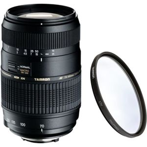 Pack TAMRON AF 70-300mm /f4-5.6 Di LD Macro 1/2 NIKON + Filtre UV MC Tamron L