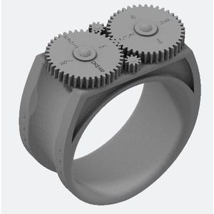 Bague Kinectic personnalisée T.62