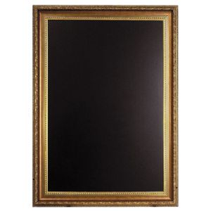 Ardoise murale avec cadre Or, 65 x 85 cm