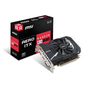 MSI Carte graphique Radeon RX 550 AERO ITX 2G OC - 2 Go - GDDR5