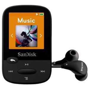 SanDisk Clip Sport 8 Go Noir Lecteur MP3