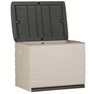 PLASTIKEN Coffre de rangement 200 L graphite - Largeur 60 cm