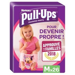 HUGGIES Pull Ups Minnie Taille 5 M 11-18Kg - 26 culottes d'apprentissage