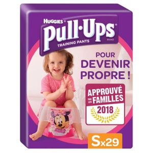 HUGGIES Pull Ups Minnie Taille 4 S - De 8 ? 15Kg - 29 culottes d'apprentissage