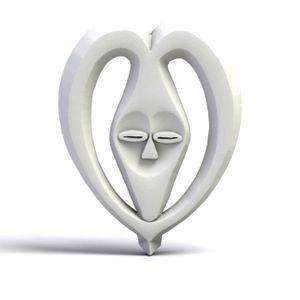 Pendentif Masque Ekuk Kwele personnalisé