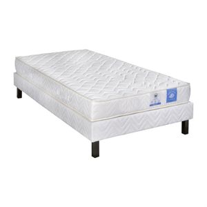 PALM BEACH Matelas 90x190 cm - Latex et mousse - Equilibré - 75kg/m? et 35kg/m? - 1 personne