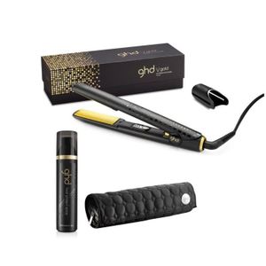 Pack GHD Lisseur Styler Gold Classic + Pochette thermorésistante + Spray thermoprotecteur