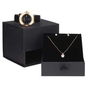 TORRENTE Coffret Fantasia Montre Quartz Parure Collier avec Pendentif et Boucles d'Oreilles Puces