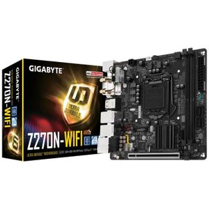 Gigabyte Carte m?re GA-Z270N-WIFI - Socket LGA 1151 - DDR4 - 2400 Hz - 32 Go