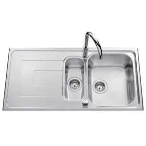 Ewi Evier Saphir 1,5 Bacs 1 égouttoir inox mini-structure