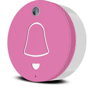 EXTEL Link Carillon connecté WiFi rose avec caméra grand angle