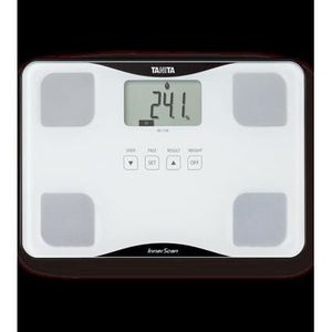 TANITA BC718WH36 P?se-personne en verre ultra fin - Blanc