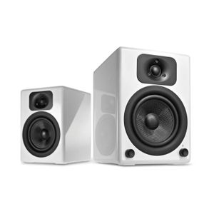 Wavemaster Enceintes stéréo 2.0 TWO BT - Blanc - 50W - Bluetooth - PC/Tablette/Mobile