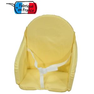 BAMBISOL Coussin de chaise Jaune