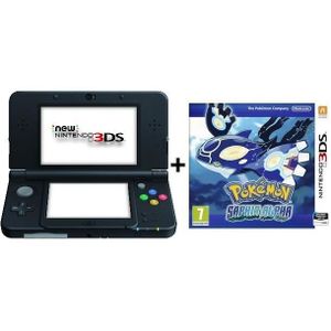 Pack New 3DS XL Noire + Pokémon Alpha Saphir