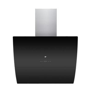 CONTINENTAL EDISON HDI9750TCLCD hotte murale inclinée - Recyclage - 750m3-h - 62dB - 3 vitesses - L90cm - Noir