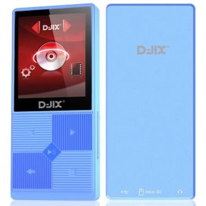 D-JIX M320BT Lecteur multimédia MP4 - 4 Go - Bluetooth - Podom?tre - Bleu