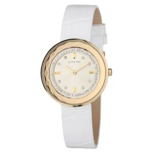 Montre Quartz CITIME Ornée de Cristaux SWAROVSKI ELEMENT Femme