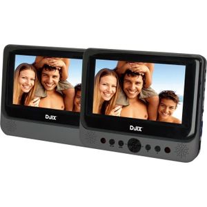 D-JIX PVS 702-39LSM Lecteur DVD portable double 7\