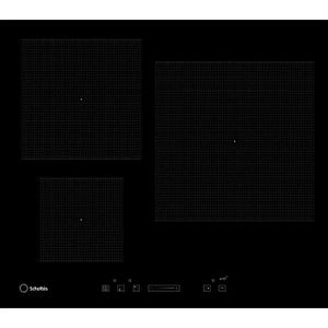 SCHOLTES ITIS630LTF - Table de cuisson ? induction - 3 zones - 7000W - L58 x P51cm - Rev?tement verre - Noir