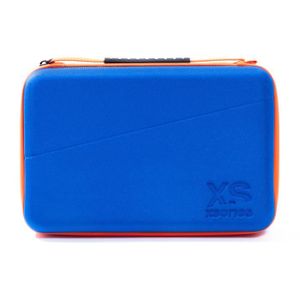 XSories - UNIVERSAL CAPXULE LARGE - Housse de rangement pour caméra ou appareil électronique, filet de rangement, poignée, Bleue
