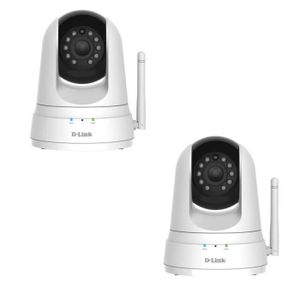 D-Link - 2 Caméras Wi-Fi panoramique horizontal/verti