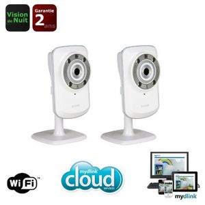 D-Link Caméra sans fil DCS932L voyants infrarou...