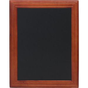 Ardoise murale 40 x 50 cm, couleur acajou