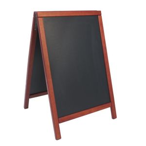 Panneau trottoir Duplo vernis acajou