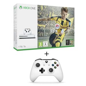 Xbox One S 1To + FIFA 17 + 2 Manettes