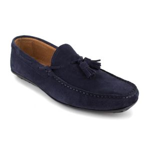 J. BRADFORD Mocassins Nasty - Homme - Bleu marine