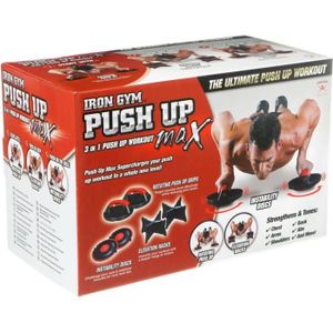 IRON GYM Accessoire de Musculation Push Up Rotatif Max