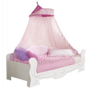 Lit en bois blanc et rose enfant en bois blanc 70 * 140 cm Convertible en canapé Hello Home - Worlds Apart
