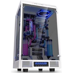 Thermaltake Boîtier PC The Tower 900 - Snow Edition - Super Tour - Triple fen?tre en verre trempé