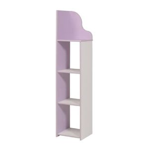 MILENA Ensemble meubles de chambre enfant 78 cm - Blanc et lilas