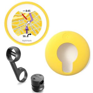 TomTom VIO GPS pour Scooter + Housse silicone jaune