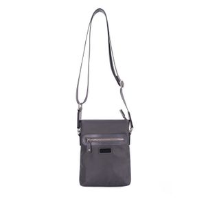 TORRENTE COUTURE Sac Bandouli?re Cuir AIMON Gris Mixte