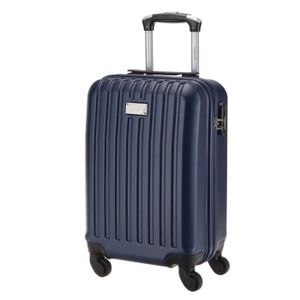 TORRENTE Valise Cabine Low Cost Rigide ABS 4 Roues 45 cm HEBE Marine