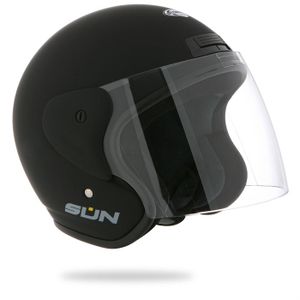 Stormer Casque Jet Sun Noir Mat