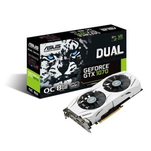 Asus Carte graphique NVIDIA GeForce? GTX 1070 DUAL-GTX1070-O8G - 8 Go - GDDR5