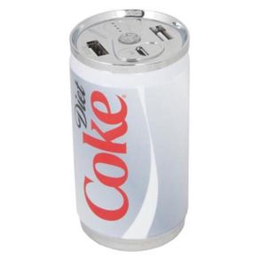 Urban Factory Power Bank 10 400 mAh Batterie de Secours Coca-Cola Noir Zéro