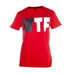 WTF T-shirt Homme Logo - Rouge