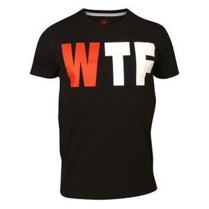 WTF T-shirt Homme Logo - Noir