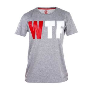 WTF T-shirt Homme Logo - Gris