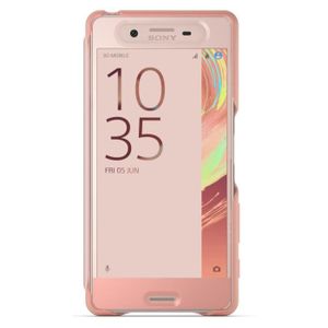 Sony Style cover touch Rose pour Xperia X Performance